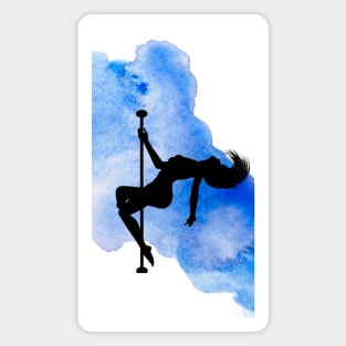 In Blue Splash - Poledance art Magnet